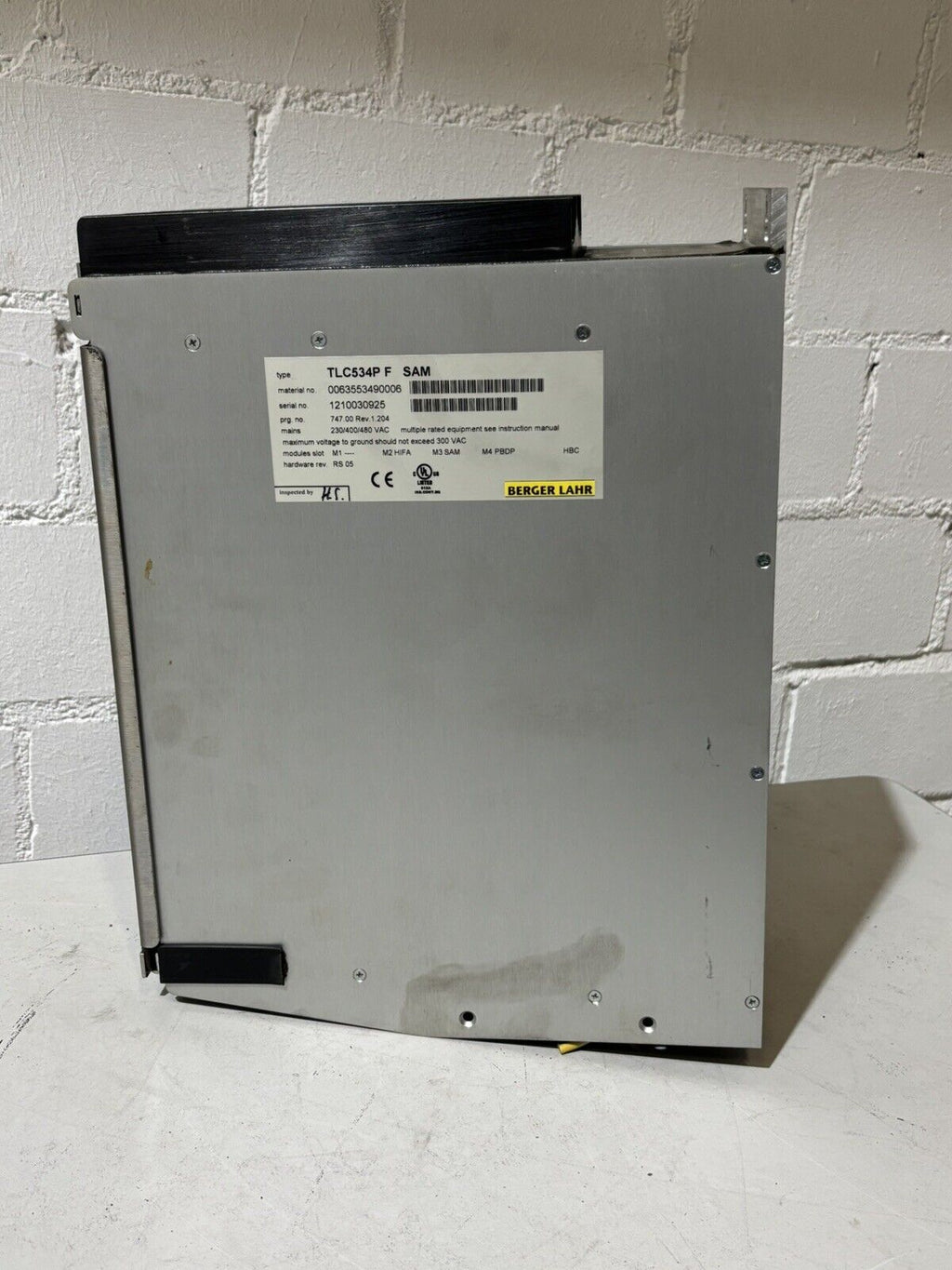 Berger Lahr TLC534P F SAM FREQUENZUMRICHTER TWIN LINE 0063553490006 Rev 1.204