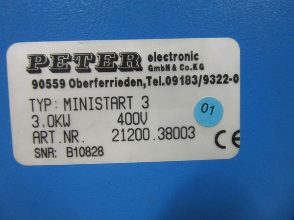Peter Electronic Ministart 3  Motor Sanftanlaufgerät Art. Nr.:21200.38003 -3,0kw