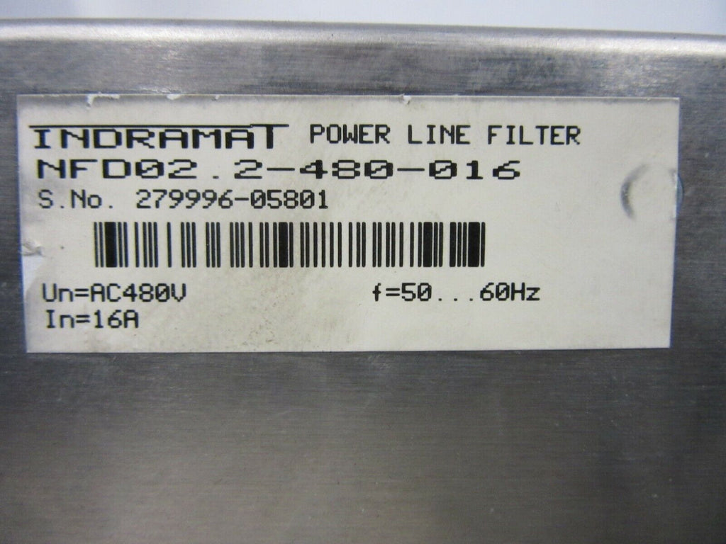 Indramat NFD 02.2-480-016/ 3x AC 480 V Power Line Filter