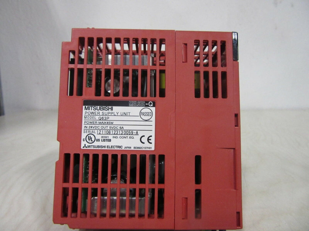 Mitsubishi Power Supply Unit Model Q63P Power Max45W Melsec-Q