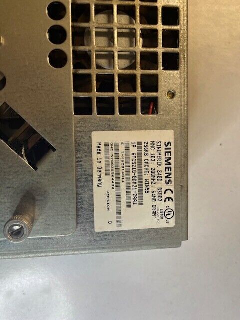 Siemens 6FC5210-0DA21-2AA1 & 6FC5247-0AA36-0AA1 Version D & B