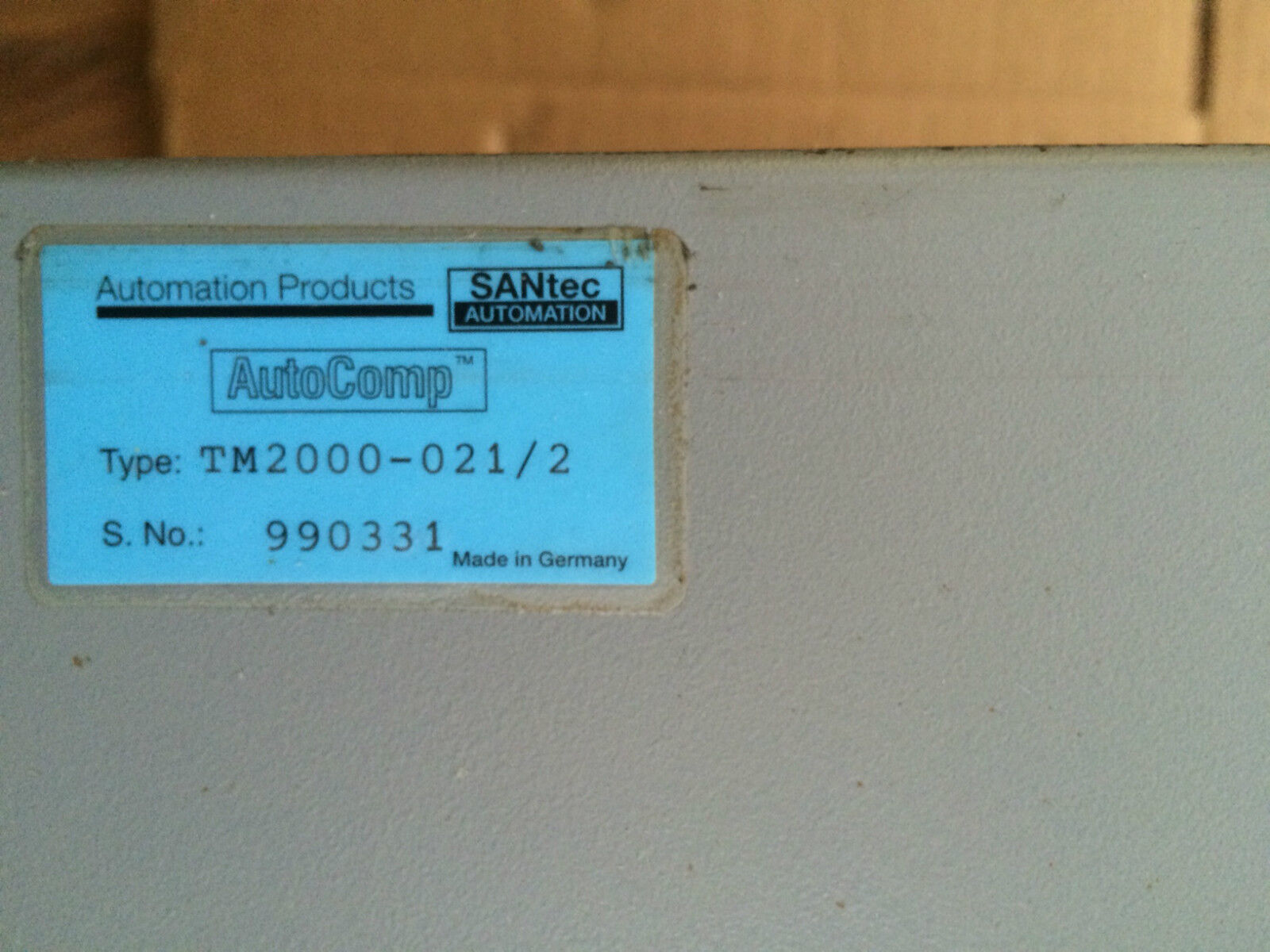 SANtec Automation TM2000  TM2000-021/2