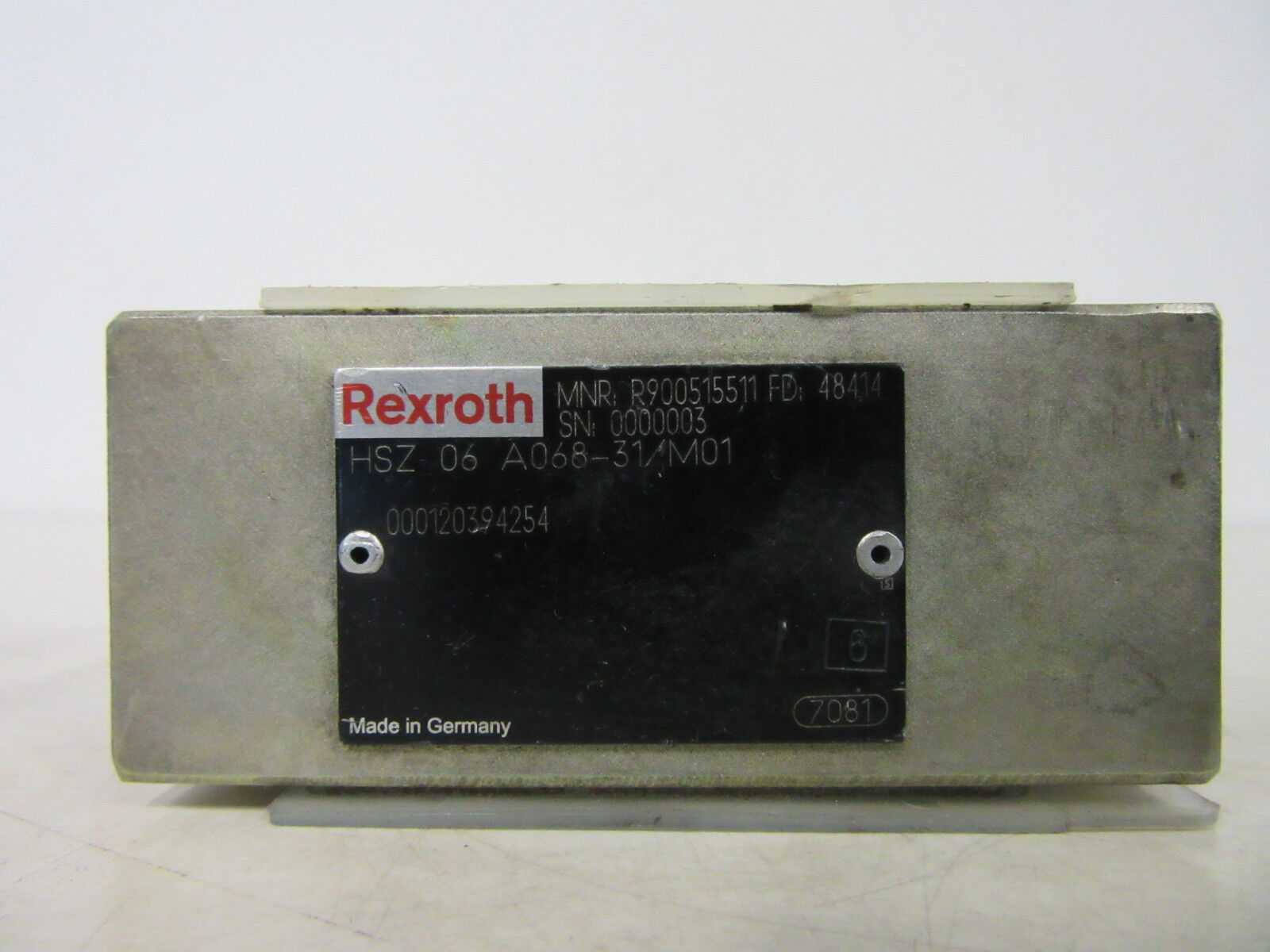 Rexroth R900515511 HSZ 06 A068-31/M01 -unused-