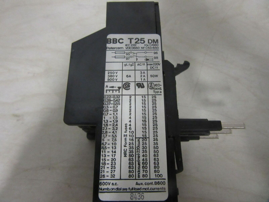 BBC Brown Boveri Thermische Relais T25 DM 4,1