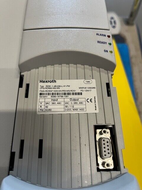 Rexroth  Type RD51.1-4B-030-L-V1-FW CFG-RD500-NN-NN MNR:911200260