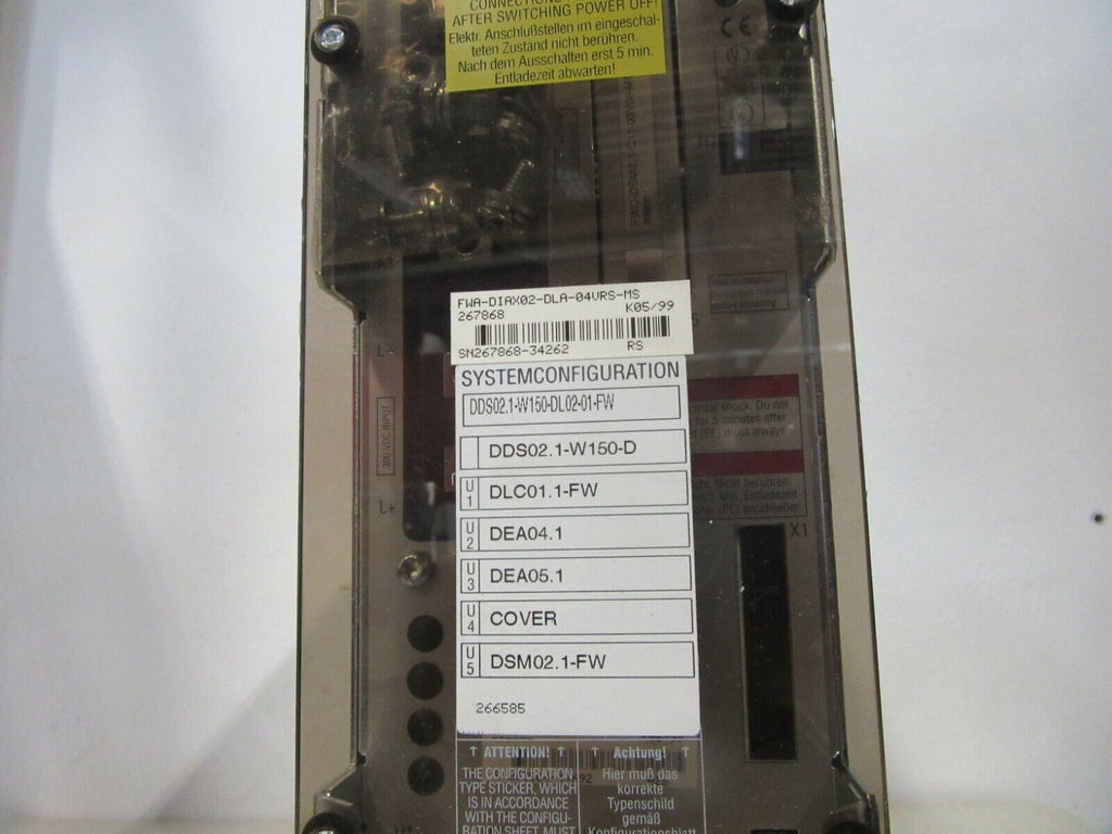 Indramat Servo Controller DDS02.1-W150-DL02-01-FW