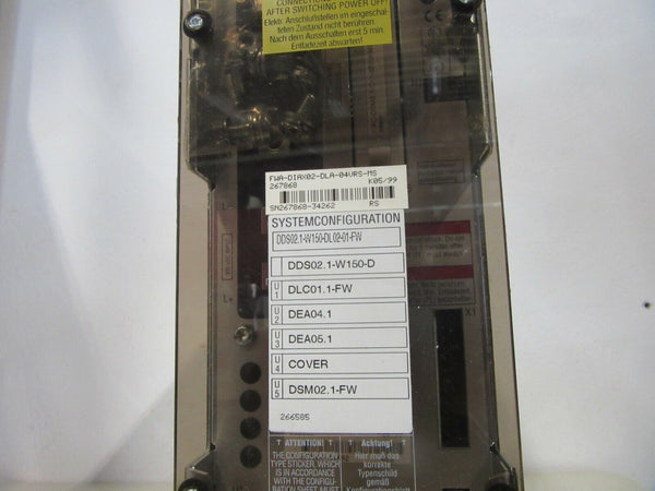 Indramat Servo Controller DDS02.1-W150-DL02-01-FW