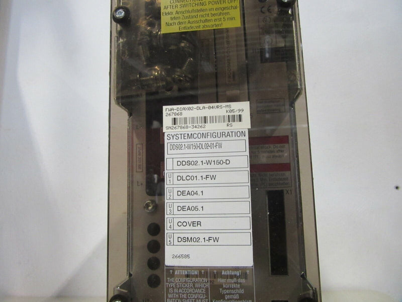 Indramat Servo Controller DDS02.1-W150-DL02-01-FW