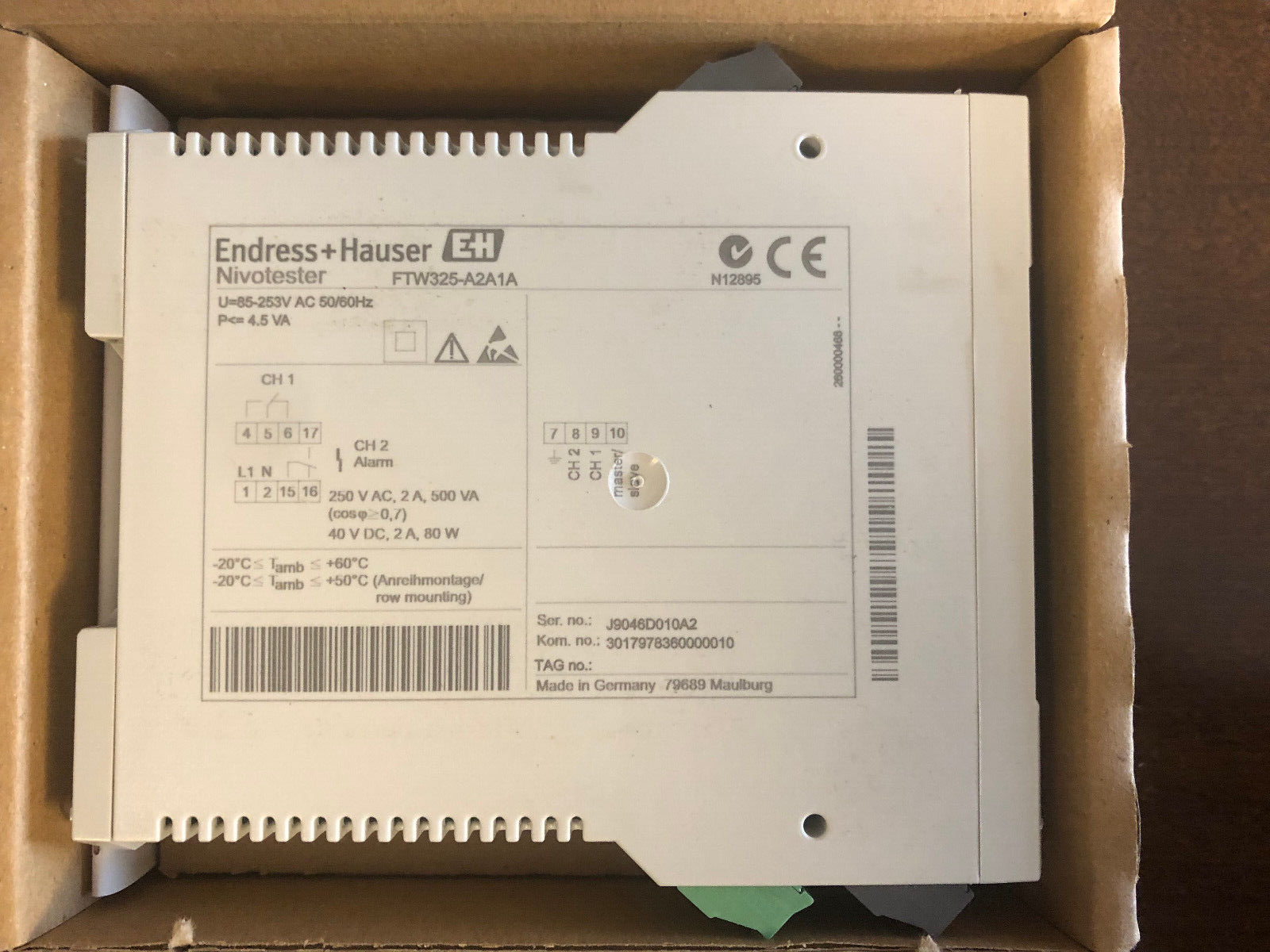 Endress+Hauser Nivotester FTW325-A2A1A