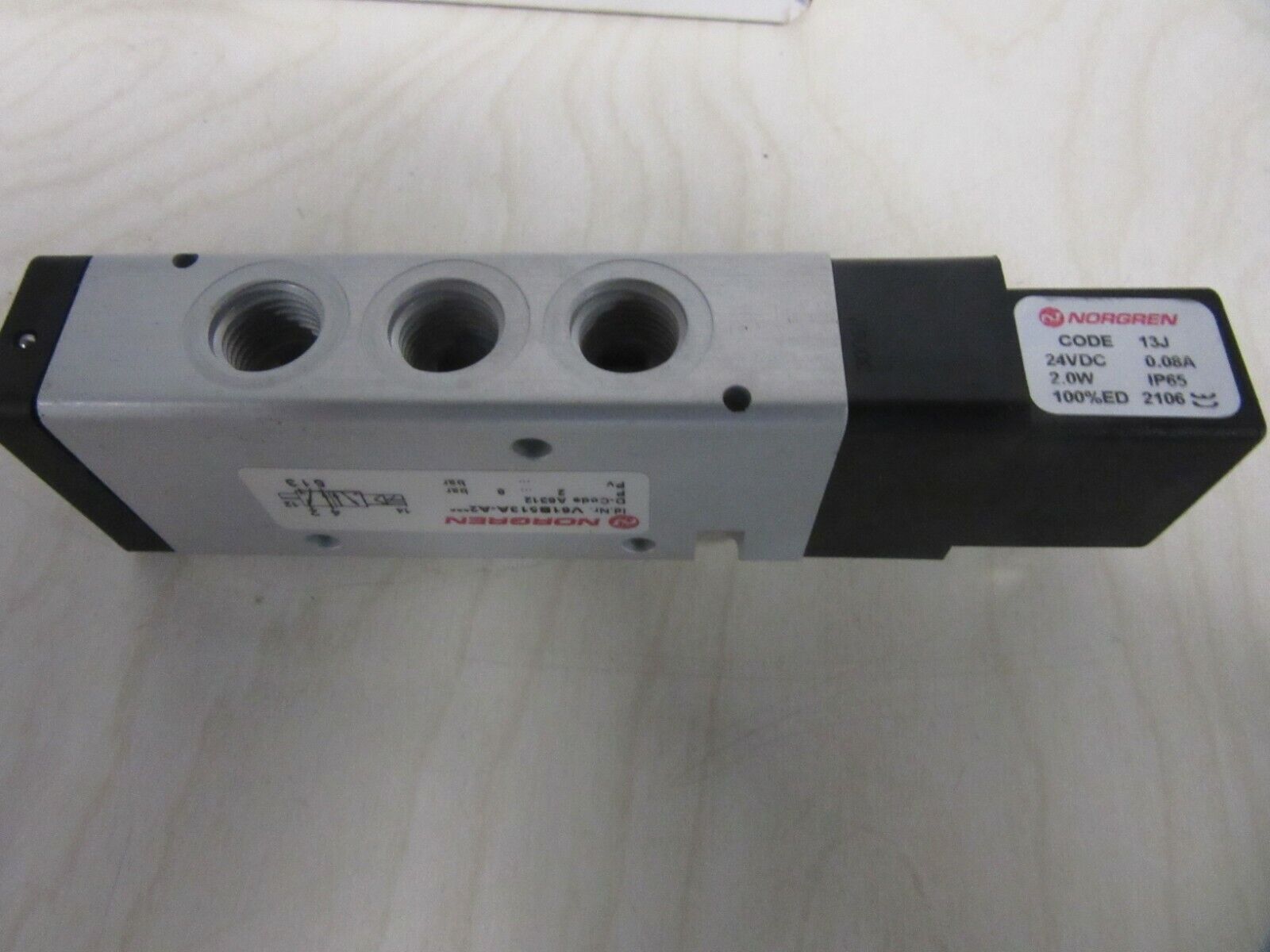 Norgren Magnetventil V61B513A-A2 8 bar Norgren S/532A max16 bar