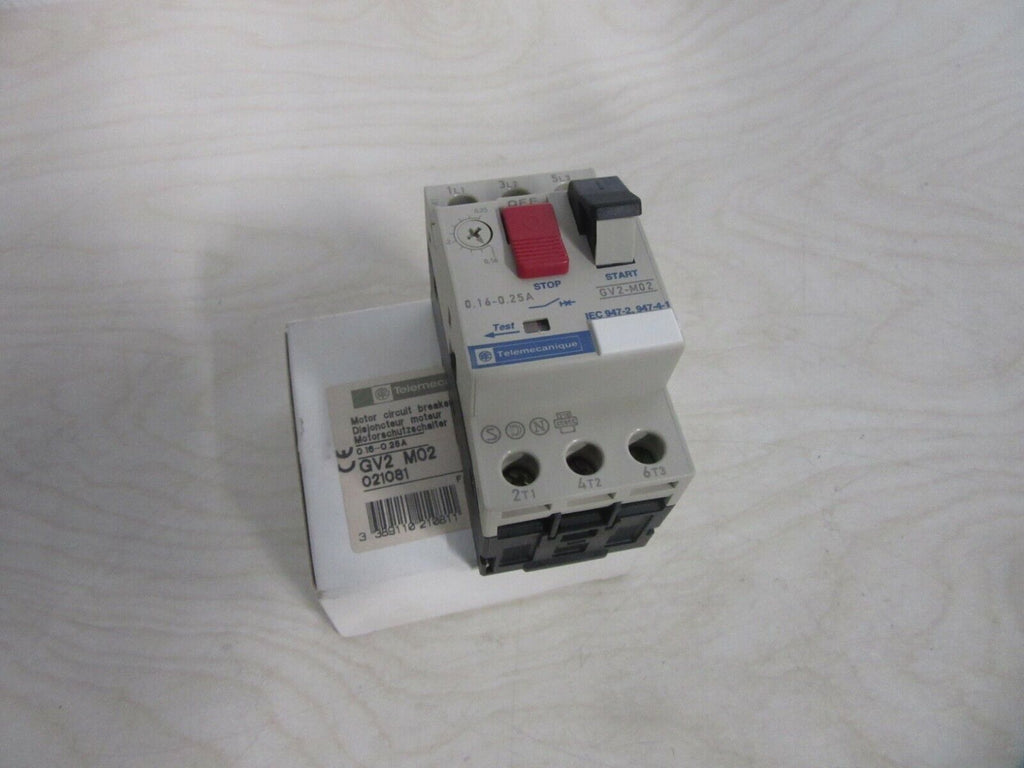 Telemecanique  GV2M02 Motorschutzschalter 0,16-0,25A