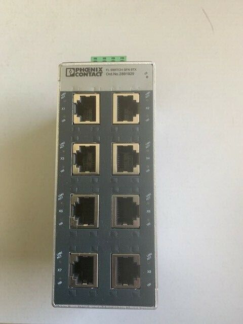 Phoenix Contact FL Switch SFN 8TX Ord.-No.: 2891929