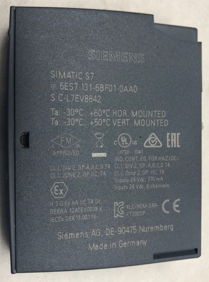 Siemens SIMATIC S7 6ES7 131-6BF01-0AA0 6ES71316BF010AA0