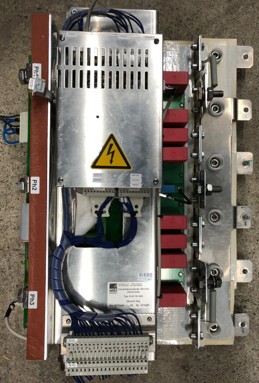 MSB Elektronik und Gerätebau Umrichterendstufe 150 KVA M-UF.121-20G