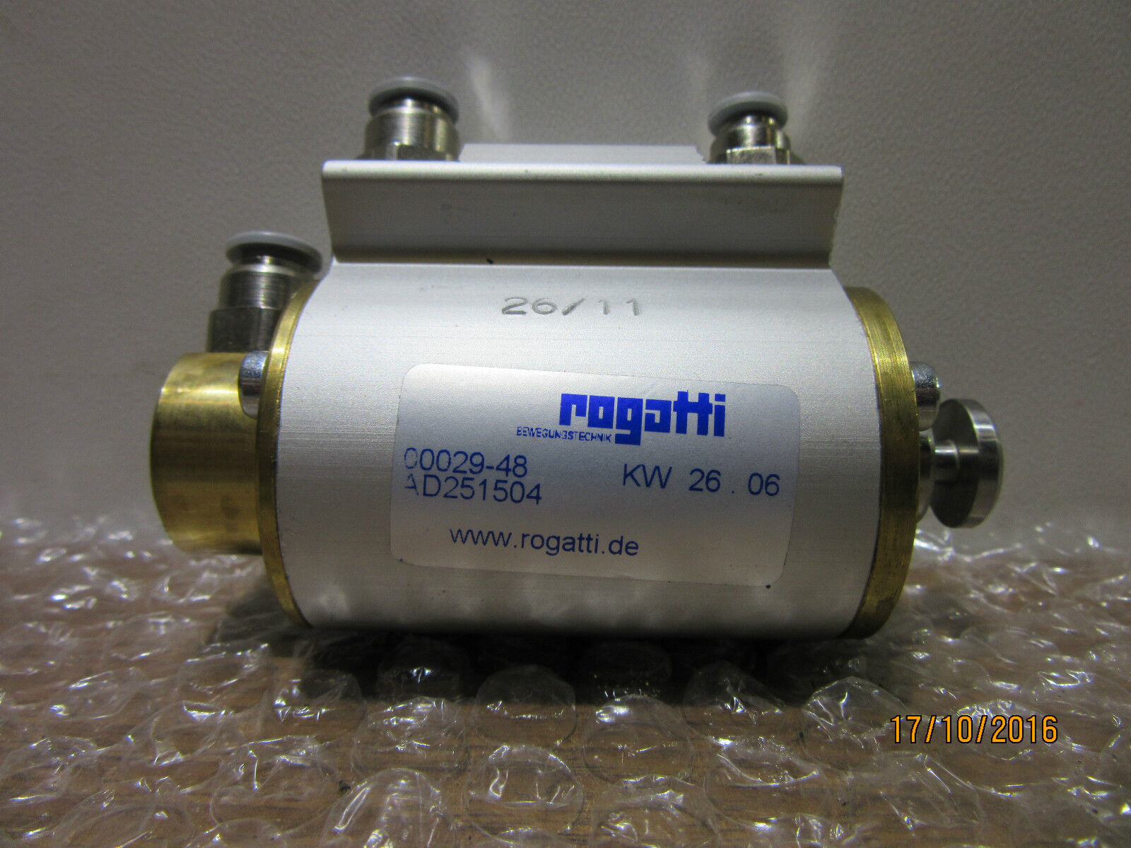 ROGATTI Pneumatikzylinder AD251504