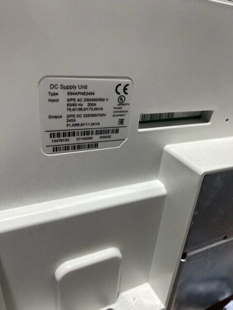 LENZE D E94APNE2454 Input 200A Output 245A DC Supply unit refurbished