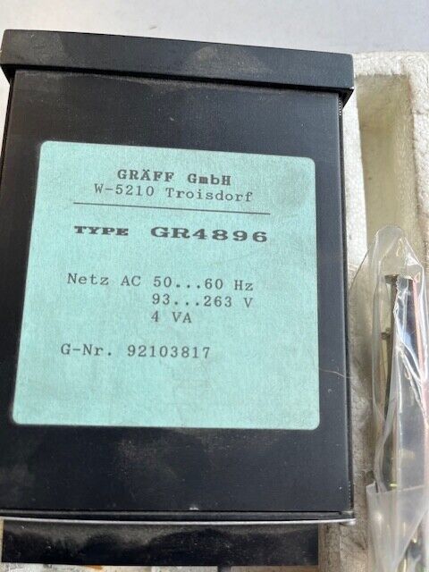 GRÄFF TYPE 4896 G-NR. 92103817