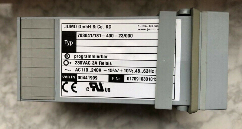Jumo dTRON 316 Temperaturregler 703041/181-400-23/000