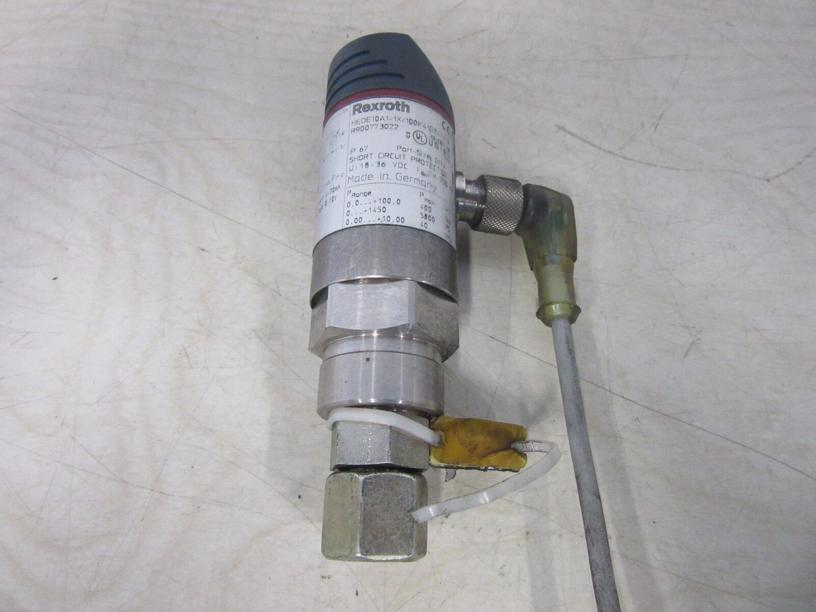 Rexroth HEDE10A1-1X/100K41G24/V/R900773022 -used-