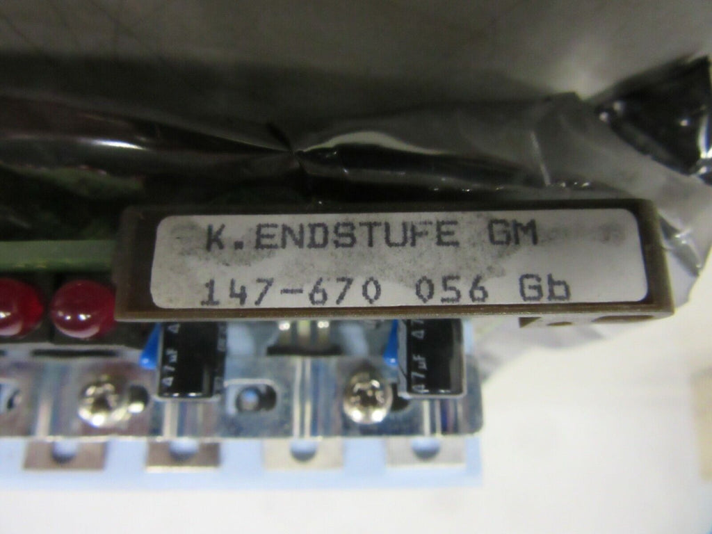 Schlafhorst K.Endstufe GM 147-670 056 Gb