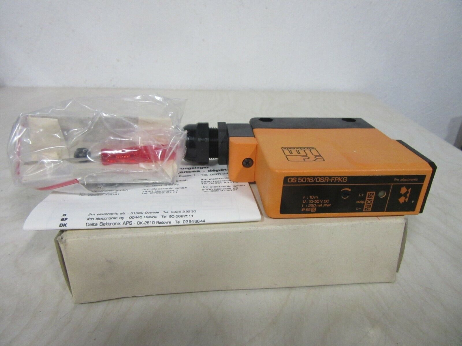 IFM electronik OS 5016/OSR-FPKG Reflexlichttaster  