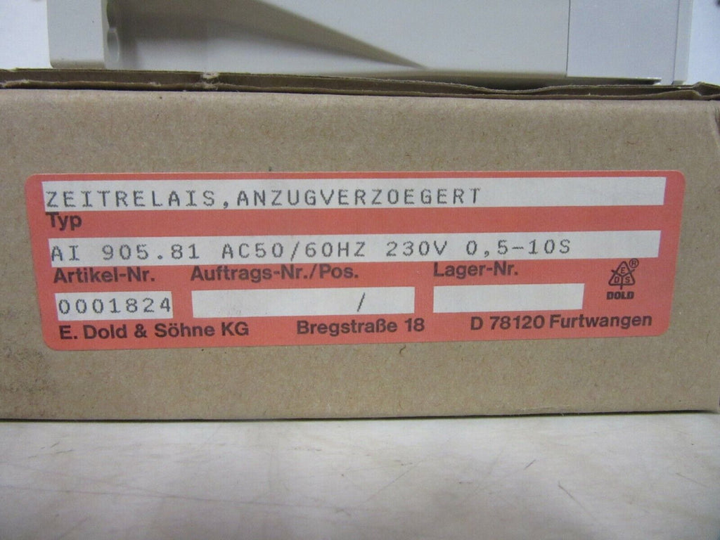 Dold & Söhne KG AI 905.81 Zeitrelais 0001824