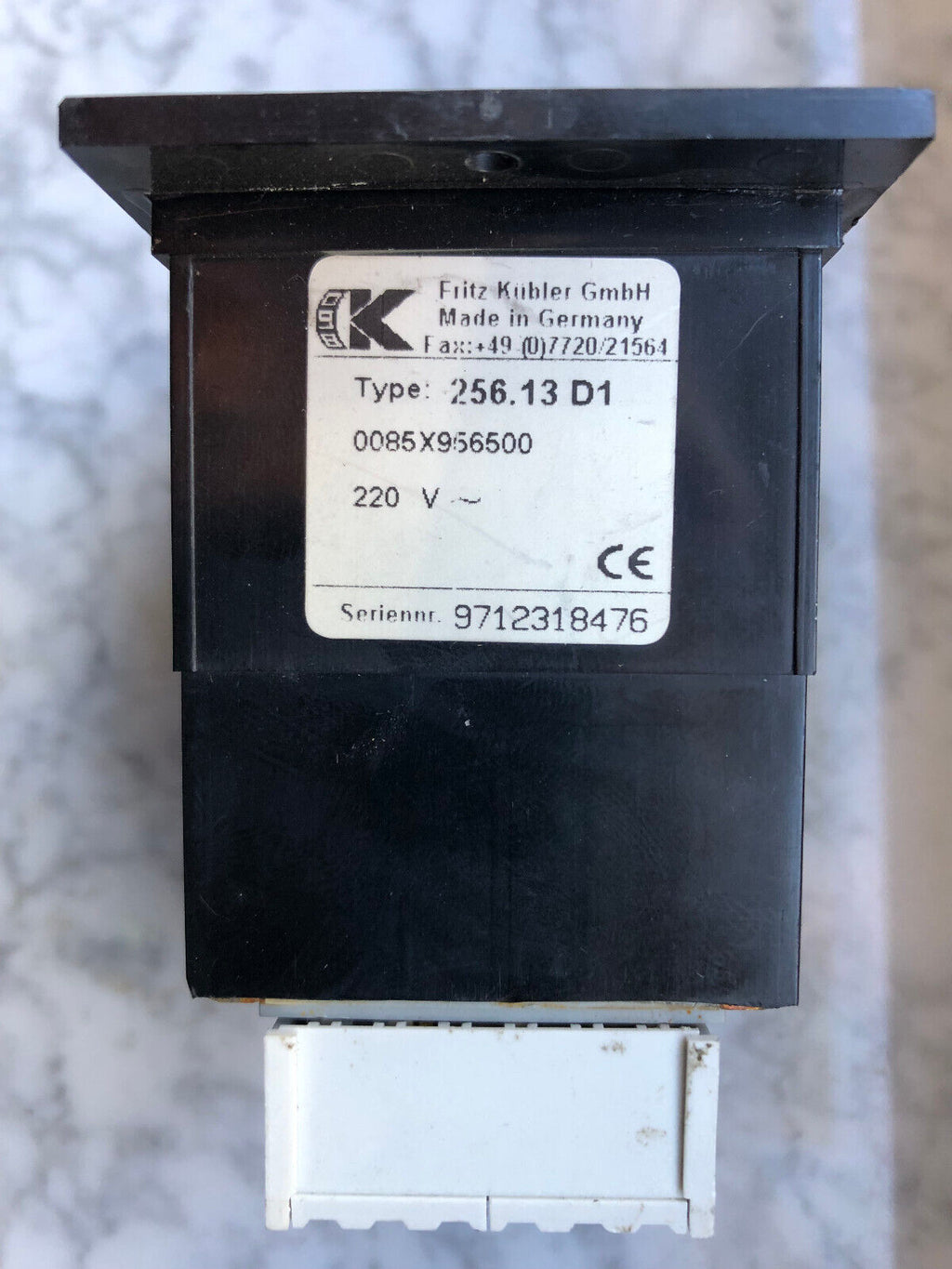 Kübler Zähler Elektronischer Anzeigezähler Typ 256 No.: 256.13 D1