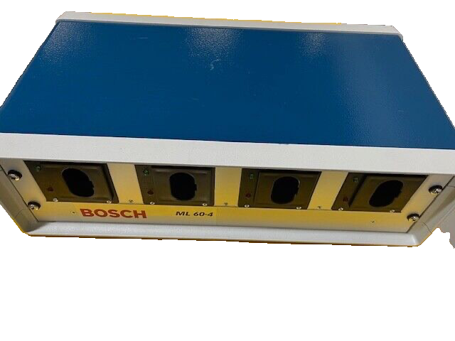 BOSCH Ladestation ML 60-4 Typ 0 602 490 501 Input/230..115VAC Output 4x7..17VDc