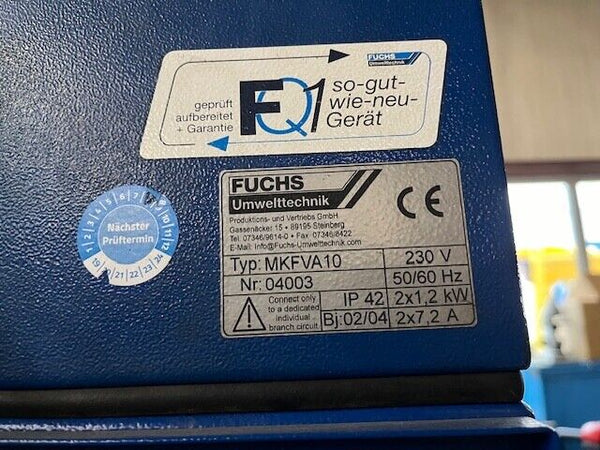 Fuchs Umwelttechnik Filtergerät Typ MKFVA10  MKF103