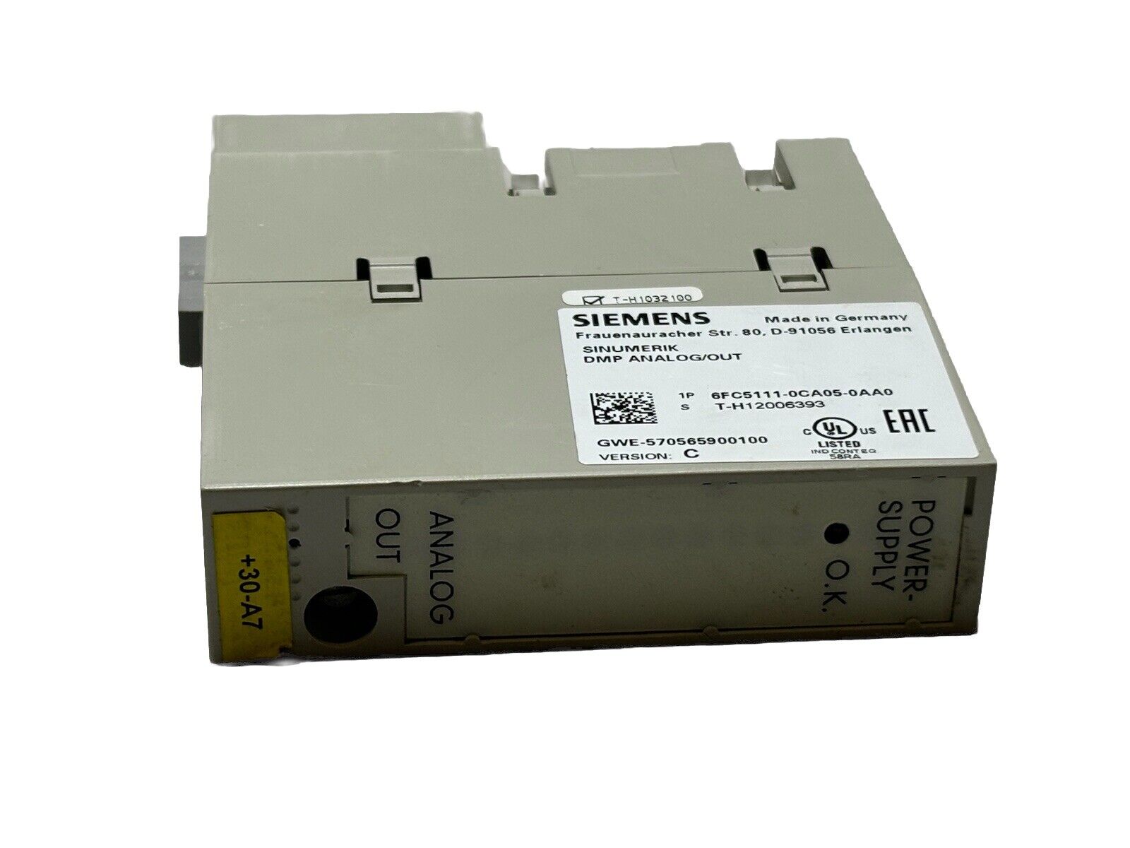 Siemens Sinumerik 6FC5111-0CA05-0AA0