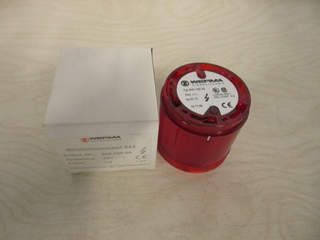 Werma Signaltechnik  842.100.55 Blitzlichtelement  rot 