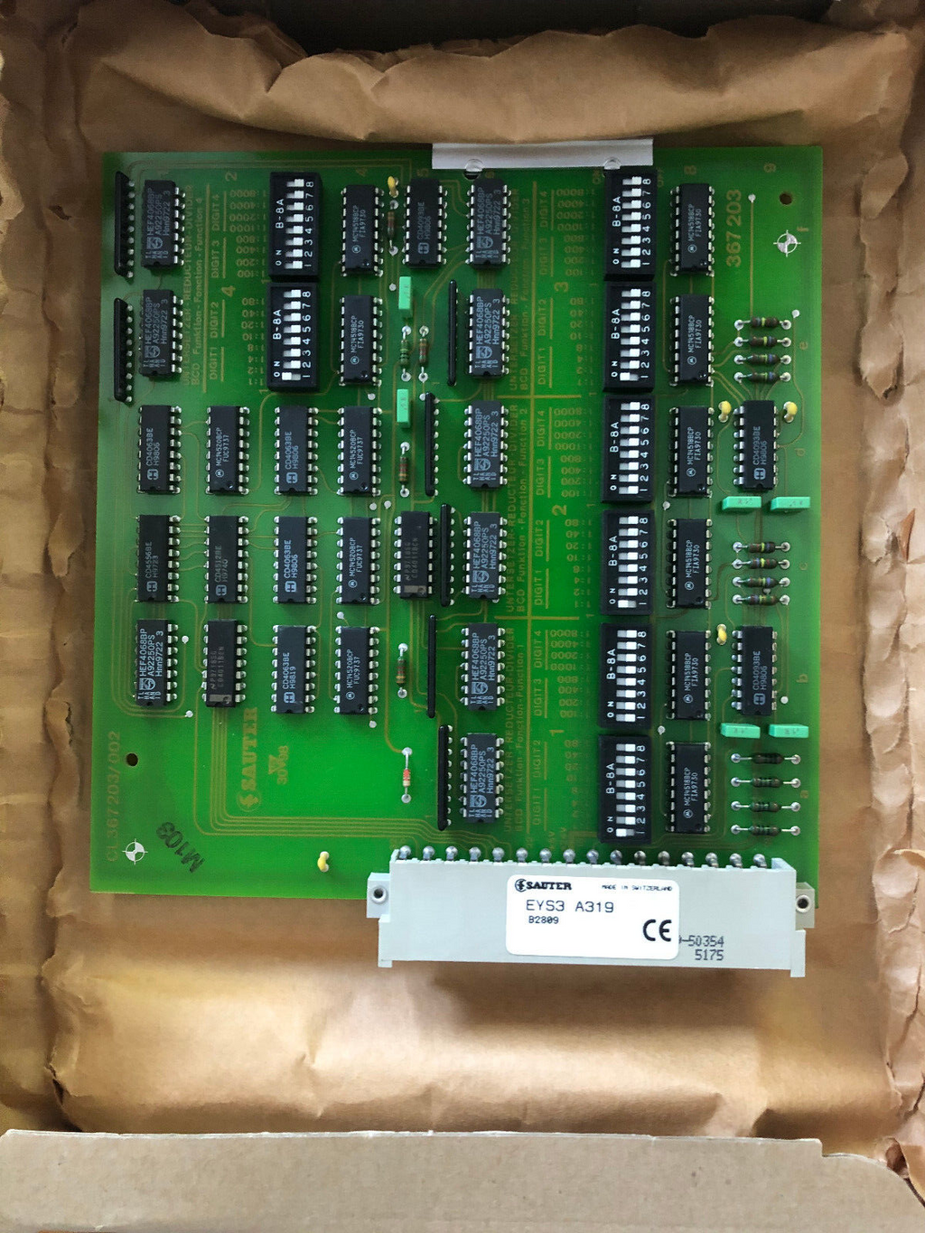 Sauter Board EYS3  Typ A319 unbenutzt aus Lagerbestand 8 515601 319 2401