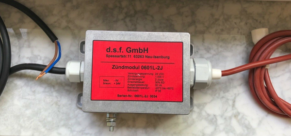 d.s.f. GmbH Zündmodul 0601L-2J, 24V, 2Joule, Zündspannung 1000V