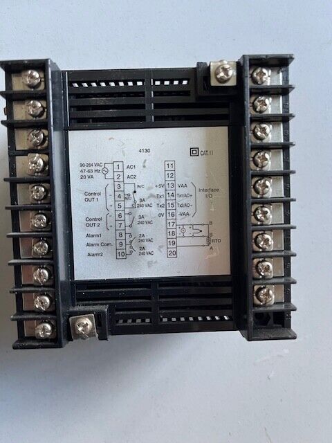 Temperaturregler CM4 90-240V INPUT PT100 RELAIS OUTPUT 2X ALARM RELAIS