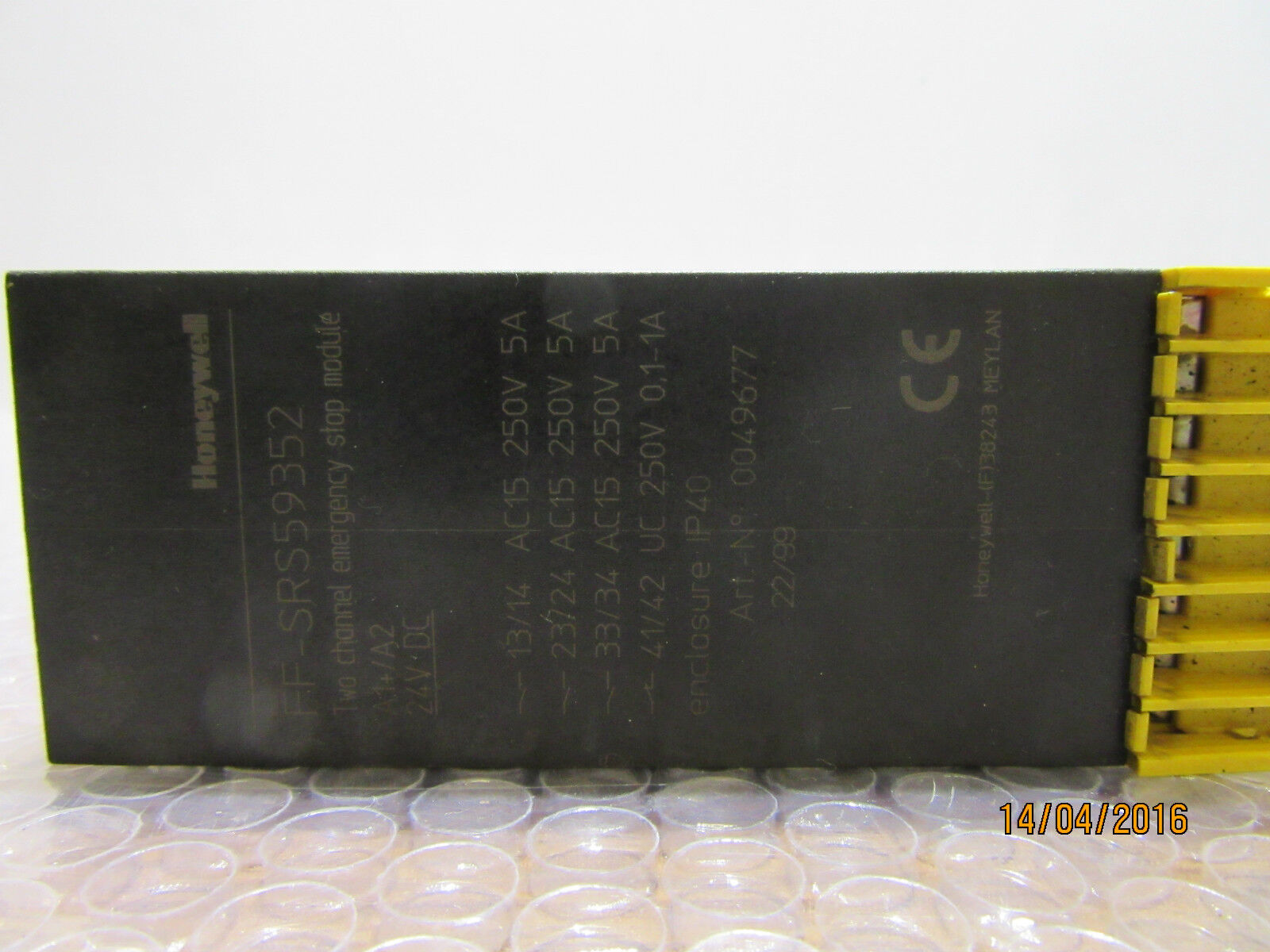 Honeywell FF-SRS59352 | Emergency Stop Module | 24V DC