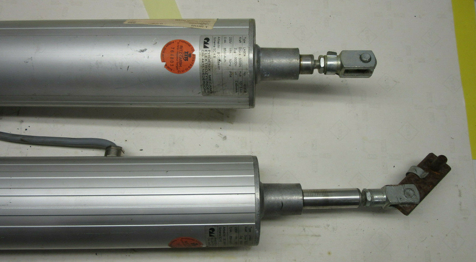 Phoenix Mecano Elektrozylinder, 230Volt, 85W, 5000N, Hub 107,5mm 