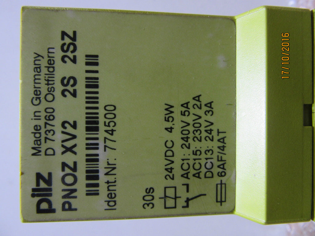 PILZ PNOZ XV2 24VDC 2S 2SZ 