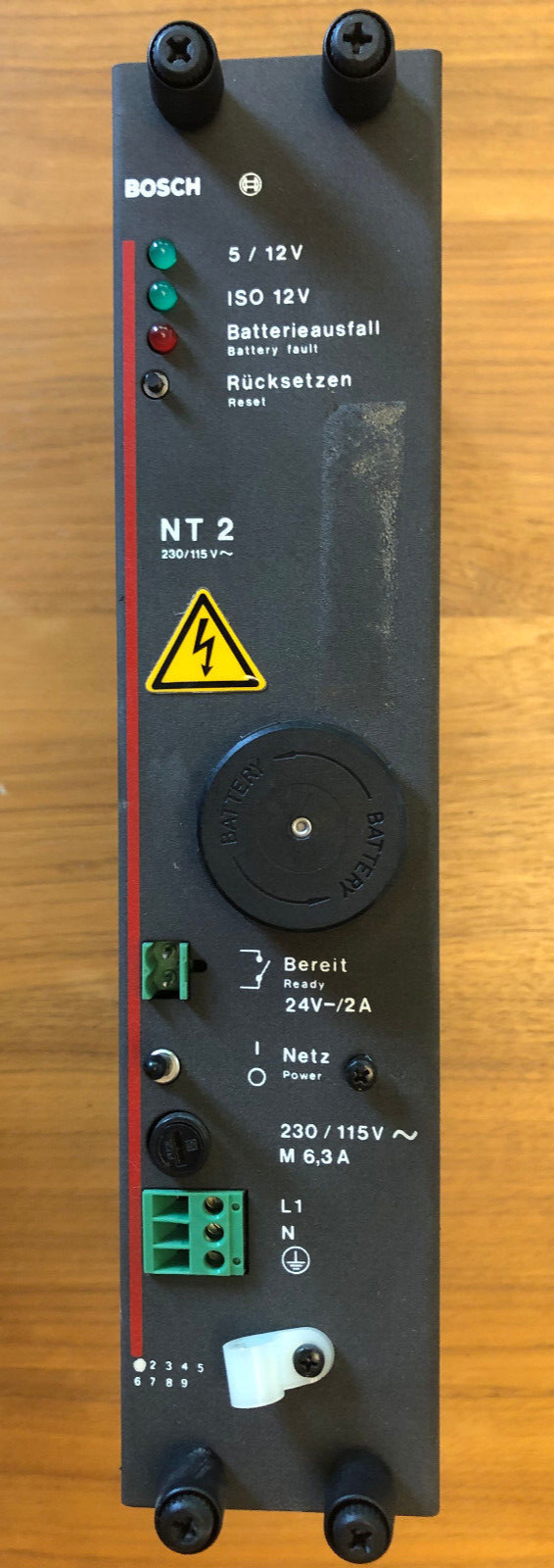 BOSCH NT2  1070 062687-205 Power Supply Module