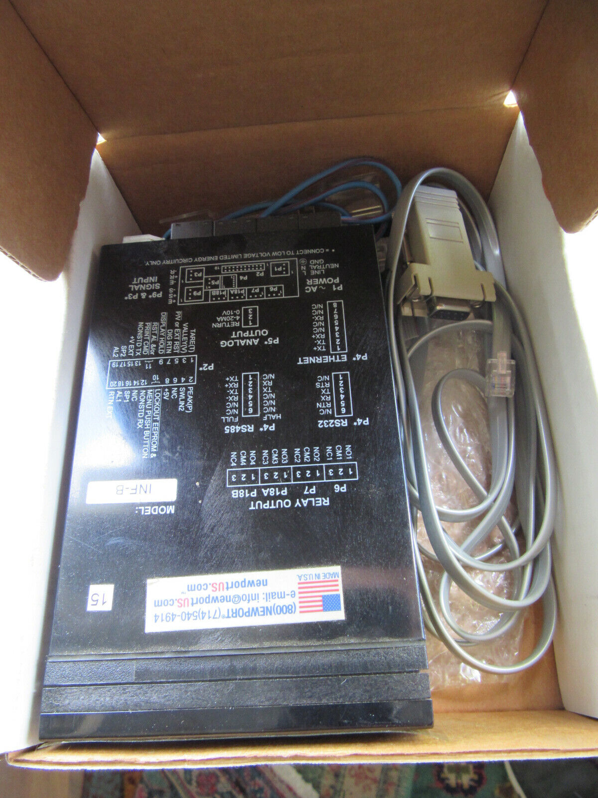Newport Omega Temperaturregler INF-B-4R-C24 0°C - 400°C 