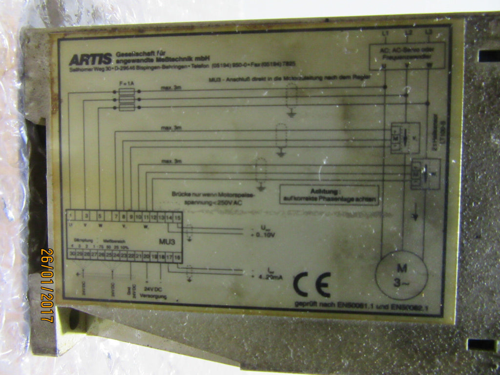 ARTIS MU3 PWM Converter MU 3/2 LA 205S mit Gebrauchsspuren -used-