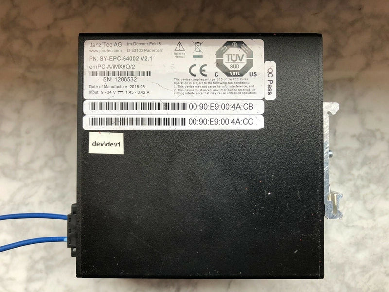 Janz TEC AG Embedded PC SY-EPC-64002 V2.1 