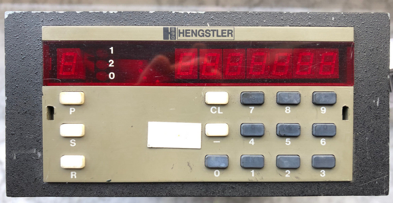 Hengstler 0 713 400 Vorwahl-Zähler mit Einbaurahmen