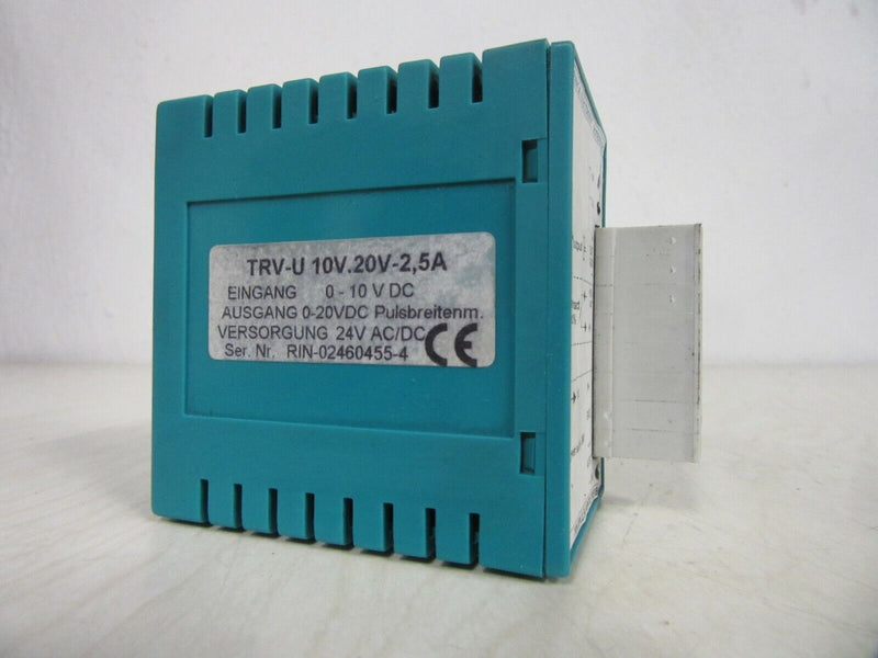 Rinck Electronic Rotenburg TRV 20V. 2.5A Ventiltreiber TRV-U 10V.20V-2.5A