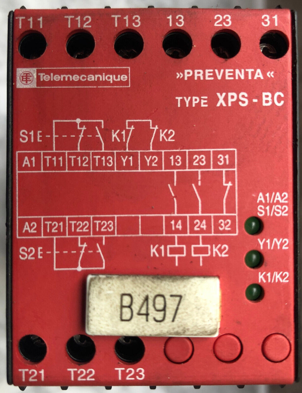 Telemecanique Preventa Sicherheitsrelais XPSBC1110 Safety Relay XPS-BC 24V DC