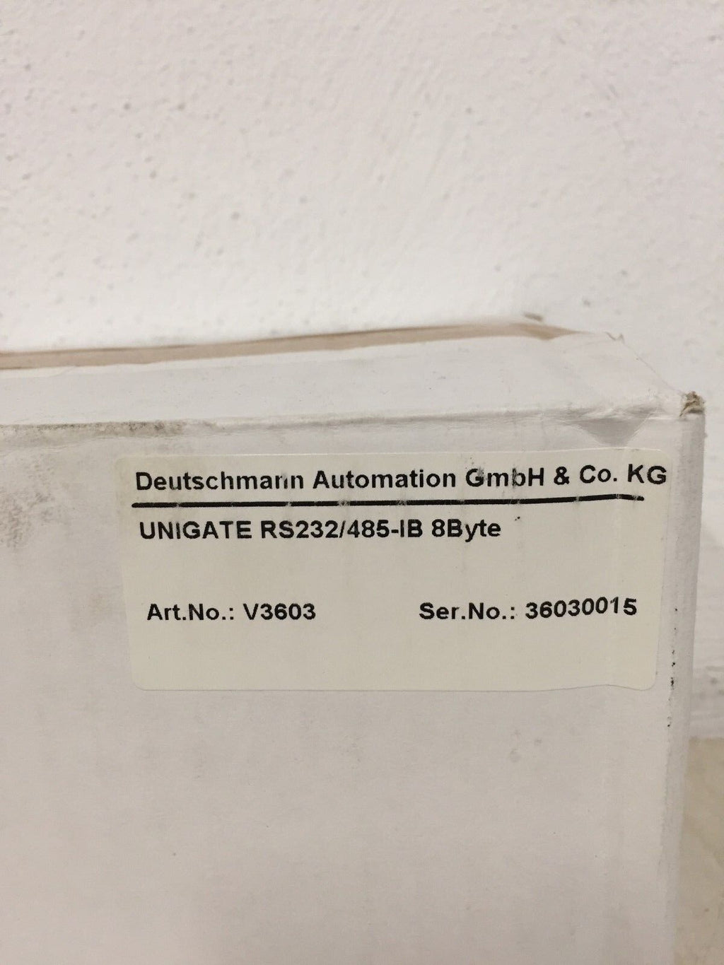 Deutschmann Automation Unigate RS232/485-IB 8Byte V3603  -unused-