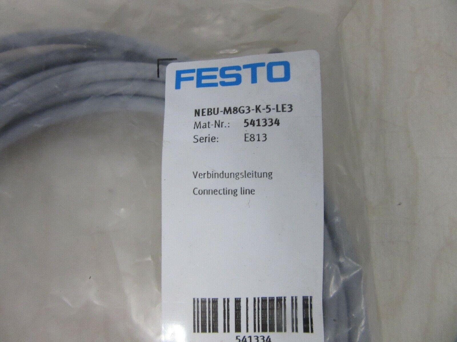 FESTO NEBU-M8G3-K-5-LE3 (541334) Verbindungsleitung