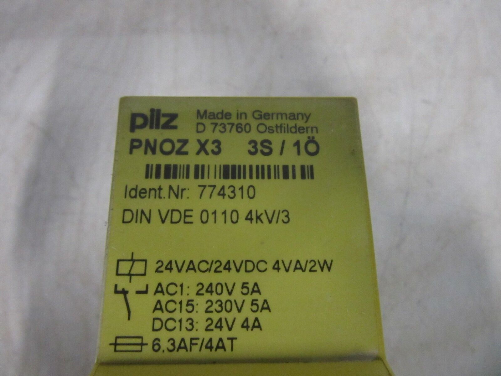 Pilz Pnoz X3 3S/1Ö (774310)