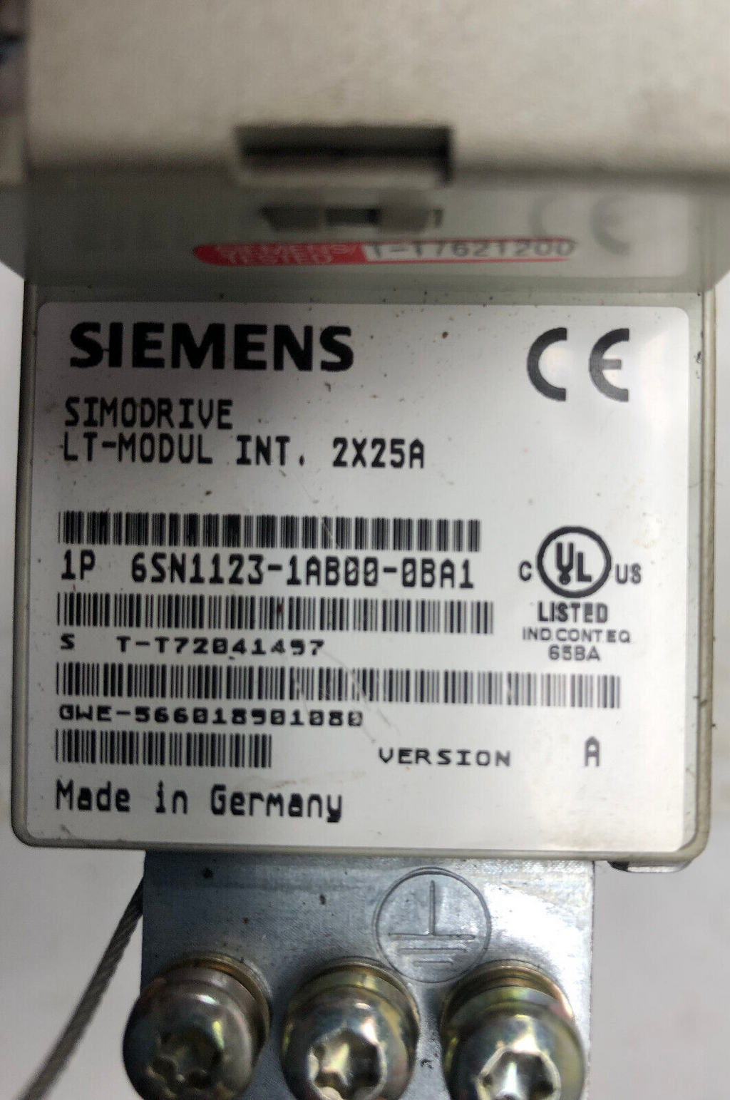 Siemens 6SN1118-0NK01-0AA1 Version B SIMODRIVE Steuergerät m. Simodrive LT-Modul