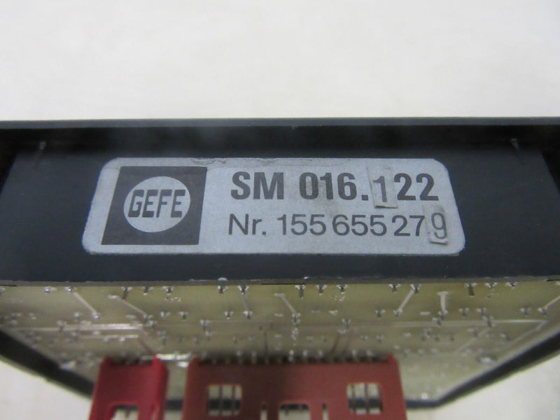 Gefe Bedienpanel SM 016.122 155 655 279 -used-