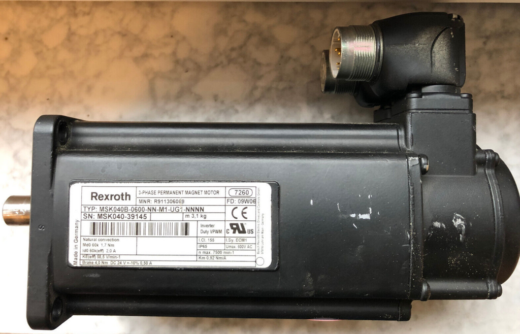 Rexroth Permanent Magnet Motor MSK040B-0600-NN-M1-UG1-NNNN  R911306059 m. Bremse